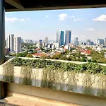 Penthouse Con La Mejor Vista De Cdmx, 6 Personas, Gym Y 2 Parkings